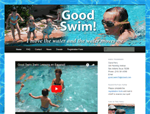 Tablet Screenshot of good-swim.com